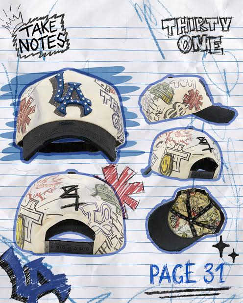 31 Hats “Page 31” Full Set